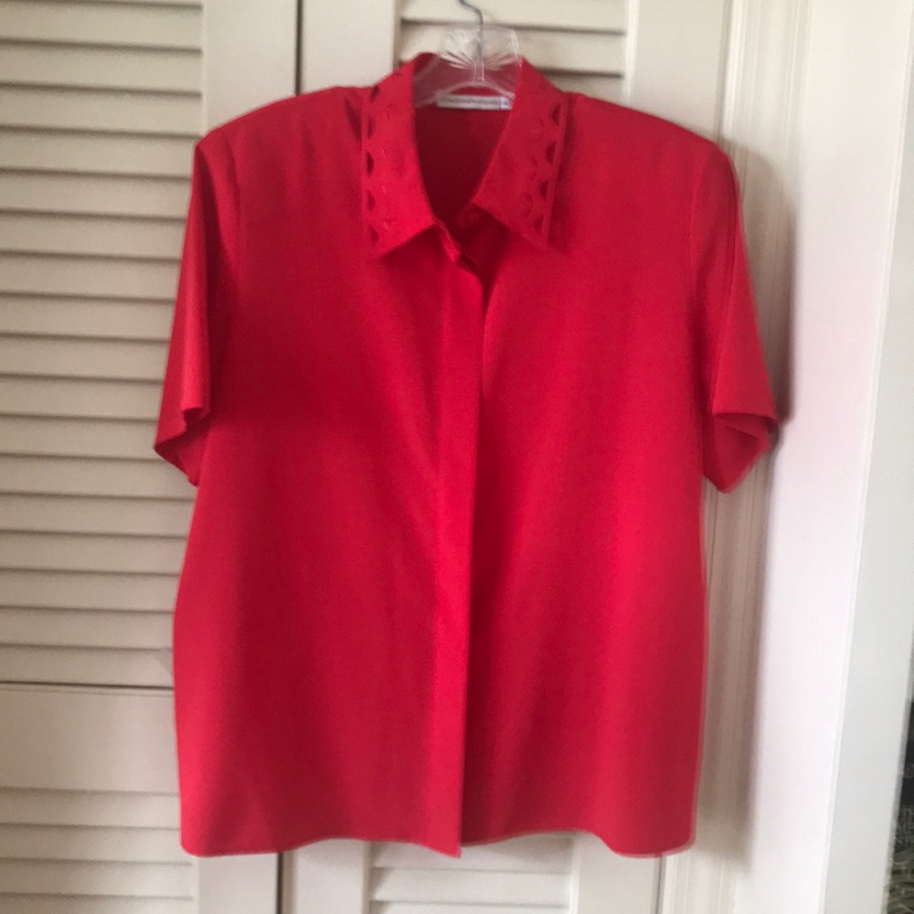Gerard Pasquier vintage ladies blouse button front